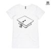 ASColour Ladies 'Bevel' V-Neck Tshirt Thumbnail