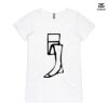 ASColour Ladies 'Bevel' V-Neck Tshirt Thumbnail