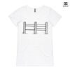 ASColour Ladies 'Bevel' V-Neck Tshirt Thumbnail