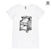 ASColour Ladies 'Bevel' V-Neck Tshirt Thumbnail