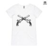 ASColour Ladies 'Bevel' V-Neck Tshirt Thumbnail