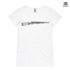 ASColour Ladies 'Bevel' V-Neck Tshirt Thumbnail