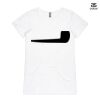 ASColour Ladies 'Bevel' V-Neck Tshirt Thumbnail