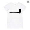 ASColour Ladies 'Bevel' V-Neck Tshirt Thumbnail