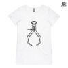 ASColour Ladies 'Bevel' V-Neck Tshirt Thumbnail