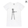 ASColour Ladies 'Bevel' V-Neck Tshirt Thumbnail