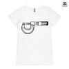 ASColour Ladies 'Bevel' V-Neck Tshirt Thumbnail