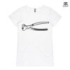 ASColour Ladies 'Bevel' V-Neck Tshirt Thumbnail