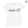 ASColour Ladies 'Bevel' V-Neck Tshirt Thumbnail