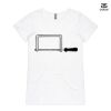 ASColour Ladies 'Bevel' V-Neck Tshirt Thumbnail