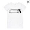 ASColour Ladies 'Bevel' V-Neck Tshirt Thumbnail