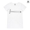 ASColour Ladies 'Bevel' V-Neck Tshirt Thumbnail