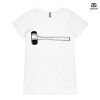 ASColour Ladies 'Bevel' V-Neck Tshirt Thumbnail