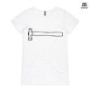 ASColour Ladies 'Bevel' V-Neck Tshirt Thumbnail