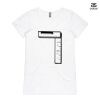 ASColour Ladies 'Bevel' V-Neck Tshirt Thumbnail