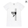 ASColour Ladies 'Bevel' V-Neck Tshirt Thumbnail