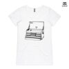 ASColour Ladies 'Bevel' V-Neck Tshirt Thumbnail