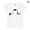 ASColour Ladies 'Bevel' V-Neck Tshirt Thumbnail
