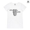 ASColour Ladies 'Bevel' V-Neck Tshirt Thumbnail