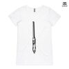 ASColour Ladies 'Bevel' V-Neck Tshirt Thumbnail