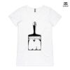 ASColour Ladies 'Bevel' V-Neck Tshirt Thumbnail