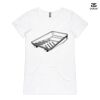 ASColour Ladies 'Bevel' V-Neck Tshirt Thumbnail