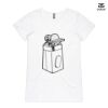 ASColour Ladies 'Bevel' V-Neck Tshirt Thumbnail