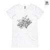 ASColour Ladies 'Bevel' V-Neck Tshirt Thumbnail