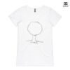 ASColour Ladies 'Bevel' V-Neck Tshirt Thumbnail