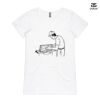 ASColour Ladies 'Bevel' V-Neck Tshirt Thumbnail