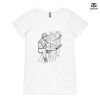 ASColour Ladies 'Bevel' V-Neck Tshirt Thumbnail