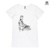 ASColour Ladies 'Bevel' V-Neck Tshirt Thumbnail