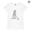 ASColour Ladies 'Bevel' V-Neck Tshirt Thumbnail