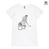 ASColour Ladies 'Bevel' V-Neck Tshirt Thumbnail