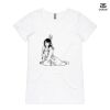 ASColour Ladies 'Bevel' V-Neck Tshirt Thumbnail