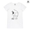 ASColour Ladies 'Bevel' V-Neck Tshirt Thumbnail
