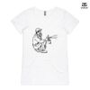 ASColour Ladies 'Bevel' V-Neck Tshirt Thumbnail