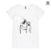 ASColour Ladies 'Bevel' V-Neck Tshirt Thumbnail