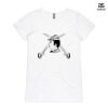 ASColour Ladies 'Bevel' V-Neck Tshirt Thumbnail
