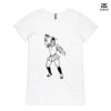ASColour Ladies 'Bevel' V-Neck Tshirt Thumbnail