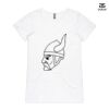 ASColour Ladies 'Bevel' V-Neck Tshirt Thumbnail