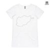 ASColour Ladies 'Bevel' V-Neck Tshirt Thumbnail