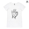 ASColour Ladies 'Bevel' V-Neck Tshirt Thumbnail