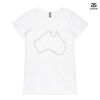 ASColour Ladies 'Bevel' V-Neck Tshirt Thumbnail