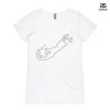ASColour Ladies 'Bevel' V-Neck Tshirt Thumbnail