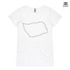 ASColour Ladies 'Bevel' V-Neck Tshirt Thumbnail