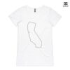 ASColour Ladies 'Bevel' V-Neck Tshirt Thumbnail