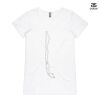 ASColour Ladies 'Bevel' V-Neck Tshirt Thumbnail