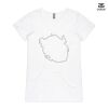 ASColour Ladies 'Bevel' V-Neck Tshirt Thumbnail