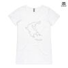 ASColour Ladies 'Bevel' V-Neck Tshirt Thumbnail